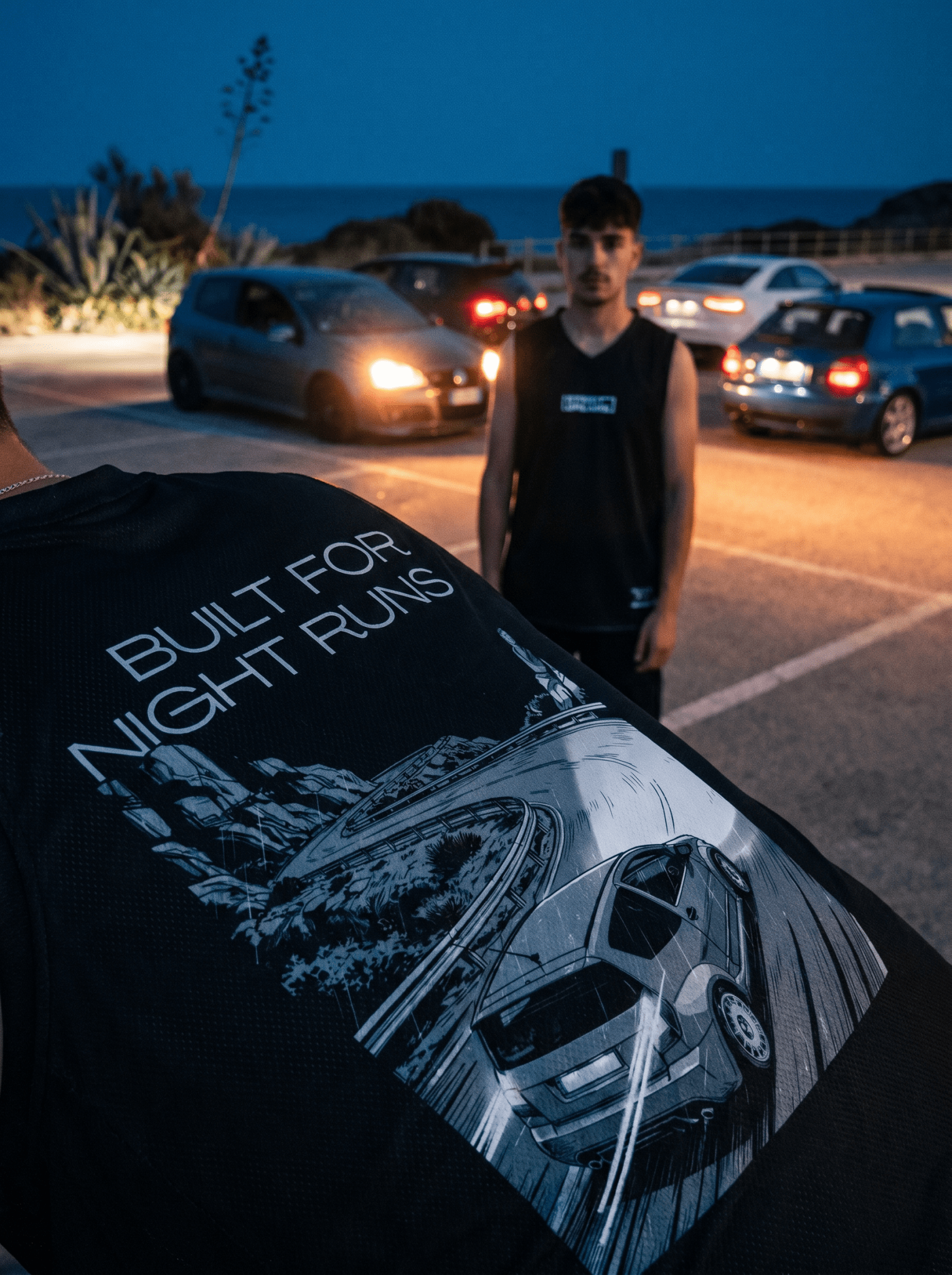 BUILT FOR NIGHT RUNS - Basketball Jersey - Street Dreams - CUT-SEW