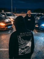 BUILT FOR NIGHT RUNS - Hoodie - Street Dreams - CUT-SEW
