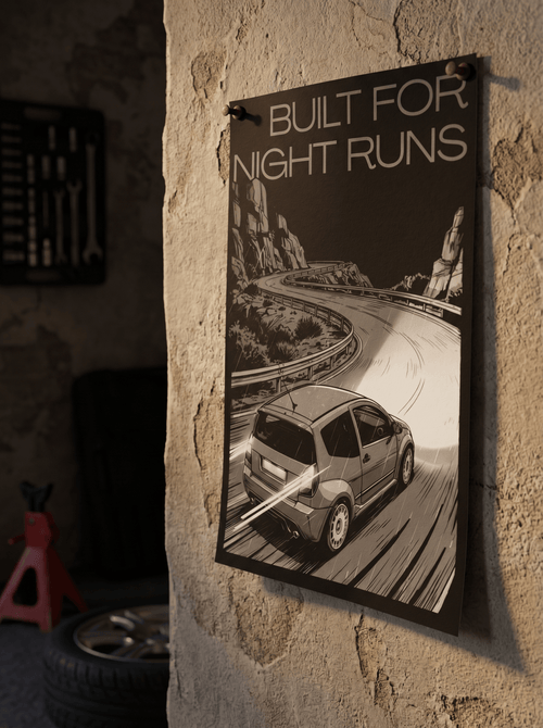 BUILT FOR NIGHT RUNS - Poster - Street Dreams - POSTER